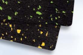 Gym, Fußboden, Boden, Sportfloor, Gummigranulat, elastisch, Bodenbelag, Cardio, Crossfit, Leuchtgranulat