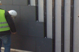 Bauteile, Schießanlagen, Schießstand-Beschuss-Qualität, SBQ, splitterfrei, Montageleiste, Unterkonstruktion