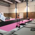 Stemmböden, flächenbündig, Langhantel, Plattform, Kraftsport, Gummi, Kraftsportplatten, Gewichtheber, Abwurfmatte, System Morgenroth