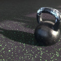 Gym, Fußboden, Boden, Sportfloor, Gummigranulat, elastisch, Bodenbelag, Cardio, Crossfit, Leuchtgranulat