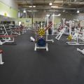 Bodenbelag, Sportfloor, Sportboden, Gummi, Fitnessstudio, Kurzhantelbereich, Hantel, Fitnessraum, Versiegelung