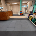 Kurzhantel, Langhantel, Rack, Abwurfplatte, Gummi, Hantel, Stemmboden, Crossfit, Functional Training, Kraftsport, Bodenschutzmatte, Gummimatte, Gewichtheben