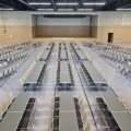 Hallenboden-Schutzbelag, Bodenbeläge, Veranstaltungen, Katastrophenschutz, Notunterkunft, Festhalle, Karneval, Event