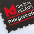 Sportbelag, Puzzle, Logoplatte, Bodenbelag, Fitnessstudio, Gummimatte, Böden, Gummiplatte