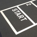 Sportbelag, Puzzle, Logoplatte, Bodenbelag, Fitnessstudio, Gummimatte, Böden, Gummiplatte