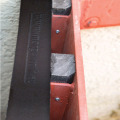 Rückprallschutz, vulkanisiert, Gummi, Schießanlage, Splitterschutz, Verkleidungsplatte, rückprallsicher, Stufenfalz