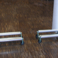 Verlegung, Abkleben, Hallenboden-Schutzbelag, Hallenboden-Schutzbeläge, Transport, Belagrollis, Belagkanten, Klebeband, Abrollgerät
