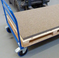 Platinenwagen, Transportwagen, Lagerwagen, Nadelfilzplatinen, Hallenboden-Schutzbeläge, Verlegung, Lagerung