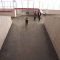 Eisstadienbelag, Puzzle, schwer entflammbar, kufenfest, Bodenbelag, Gummi, vulkanisiert, Brandschutz, Eisstadion, Fluchtweg